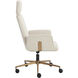 Kalev Chacha Cream Office Chair